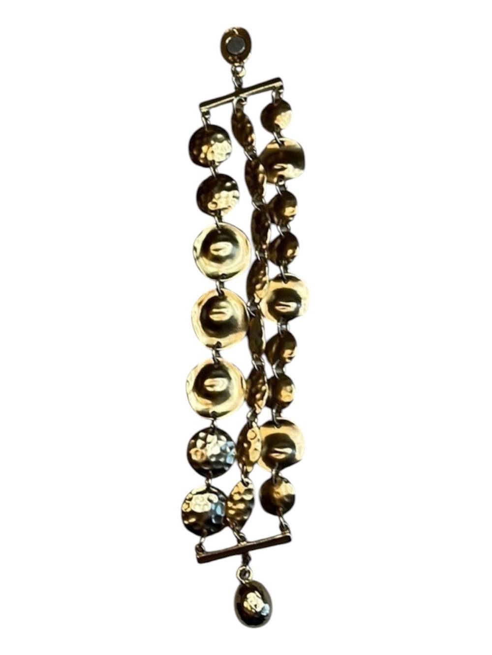 Chunky Gold Bracelet | Multi Strand Statement | Magnetic Clasp | Bold Glam